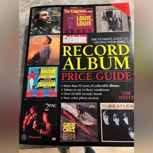 Goldmine Record Album Price Guide book by Tim Neely